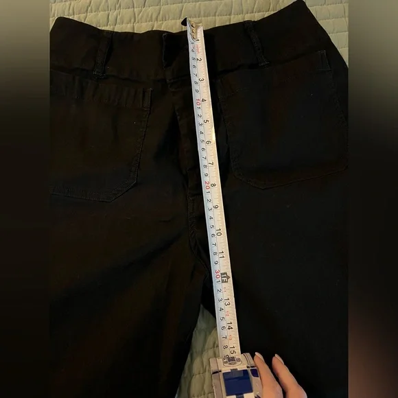 Anthropologie Maeve Colette Cropped Black Pants - Picture 6 of 8